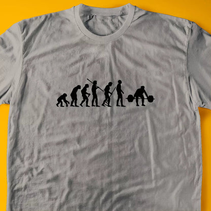 Evolution of a Weight Lifter T-Shirt