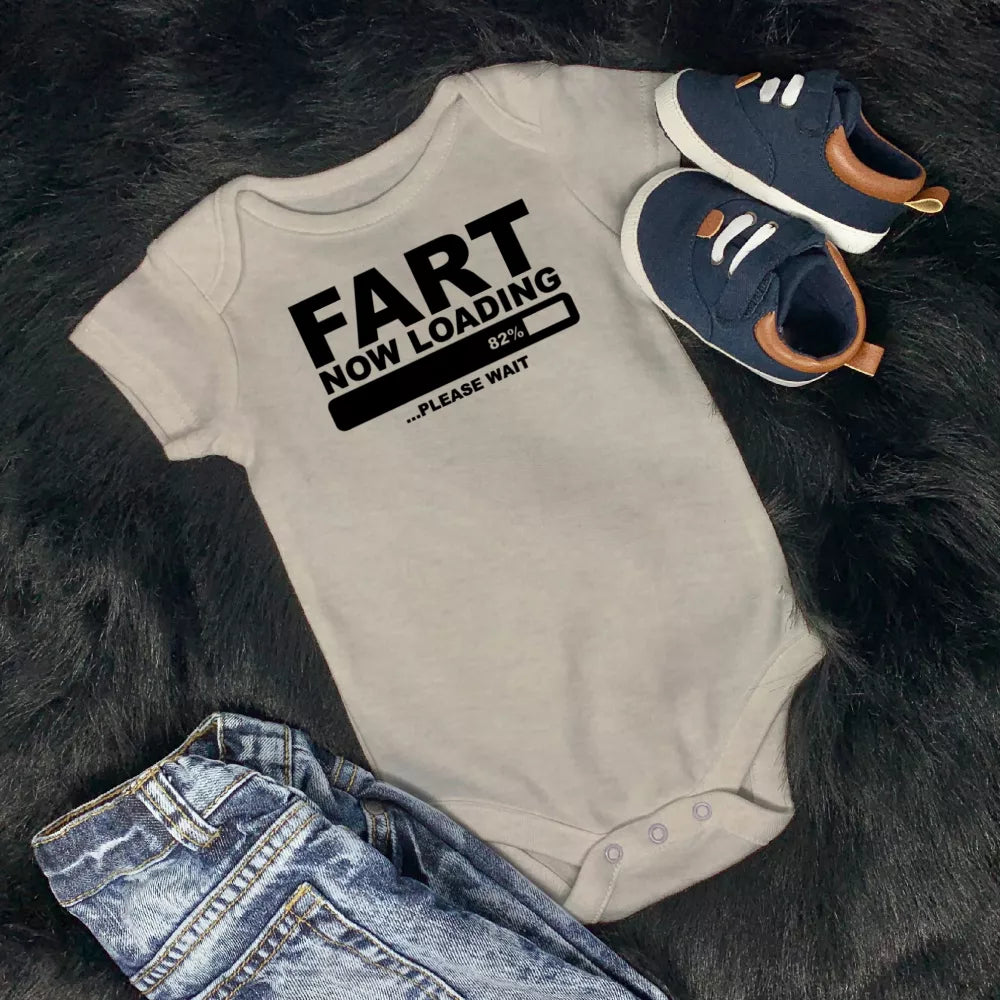 Fart Now Loading Babygrow