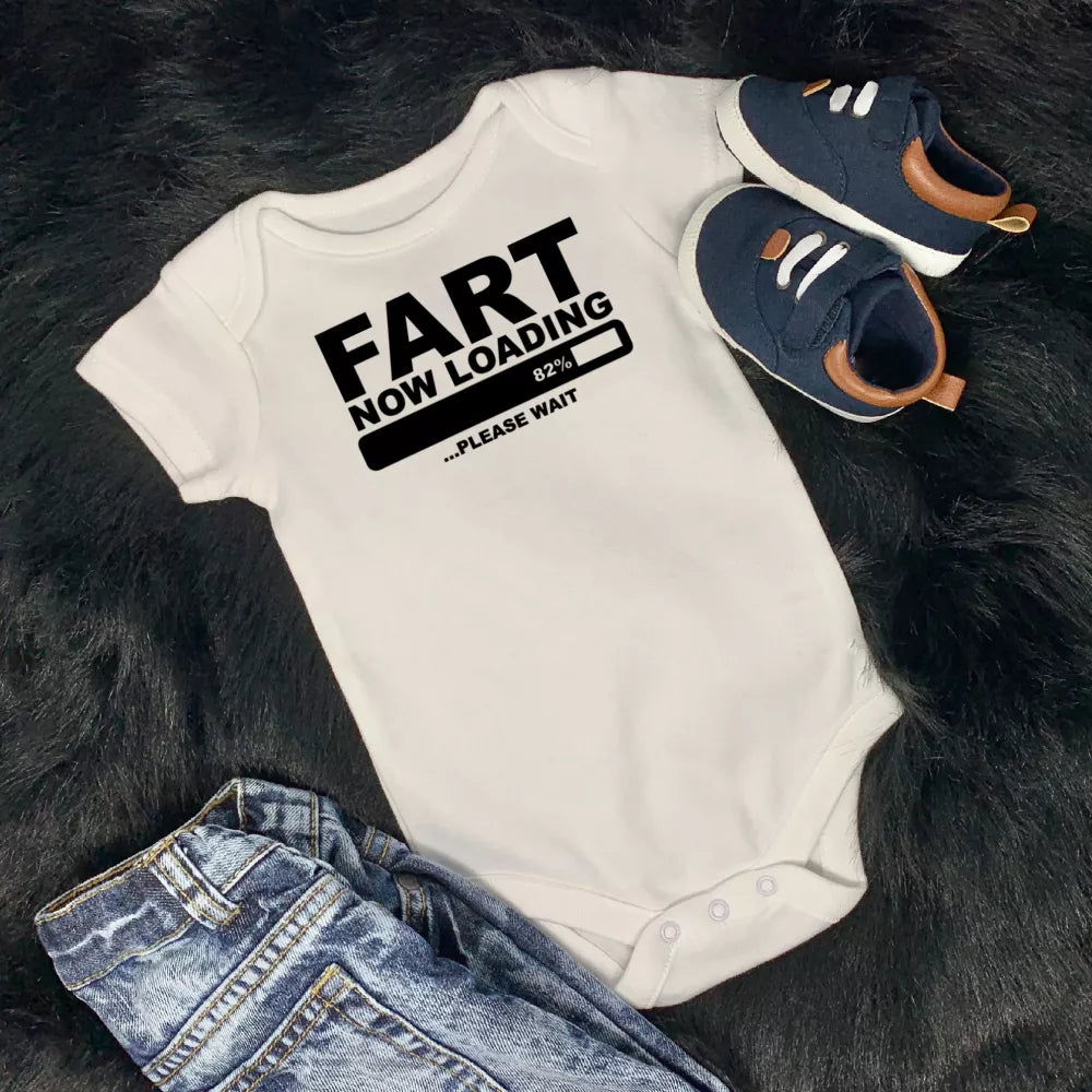Fart Now Loading Babygrow