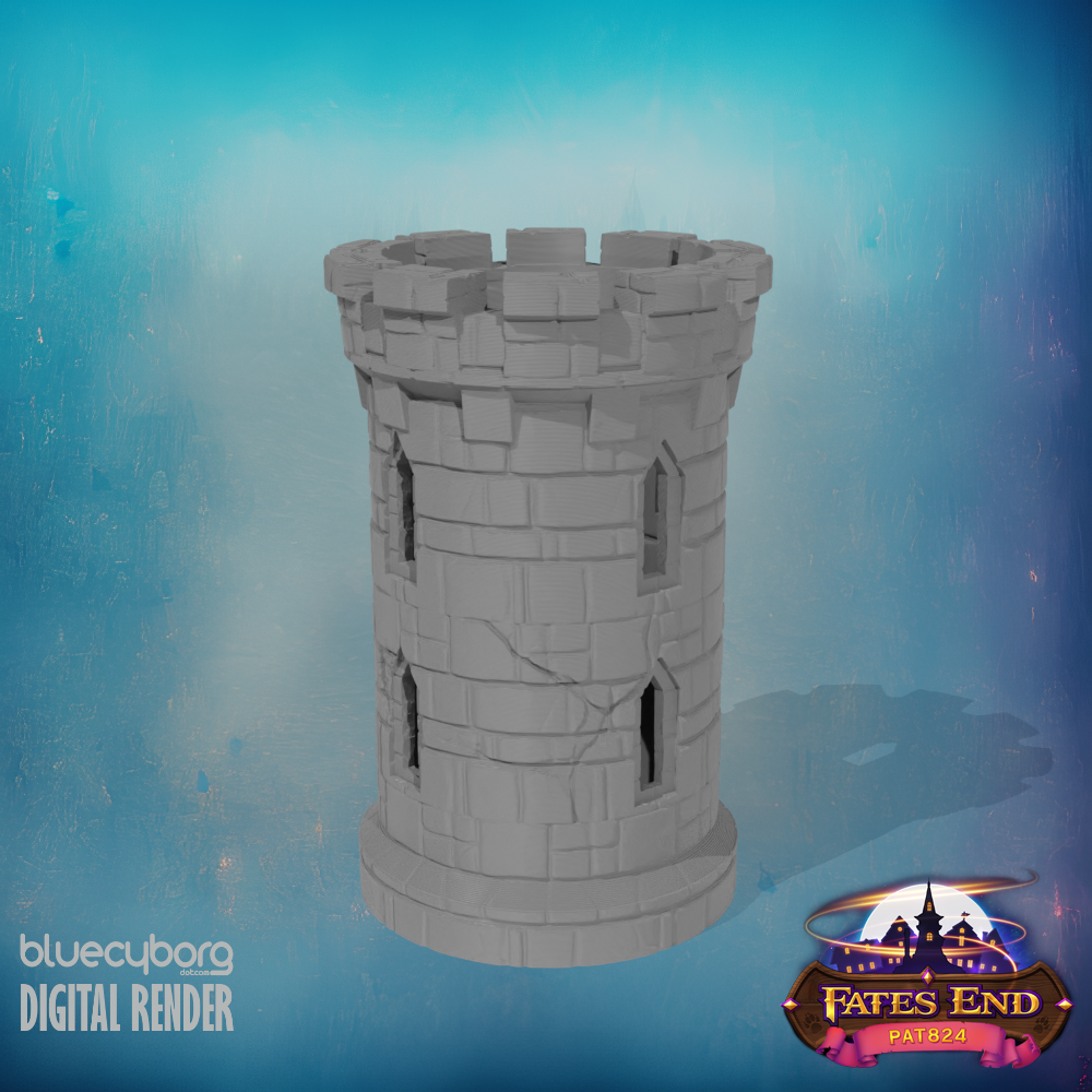 Castle Tower Paintbrush Holder