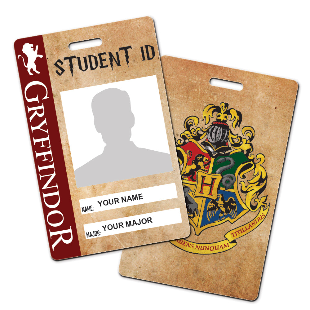 Hogwarts Student Personalised Cosplay ID