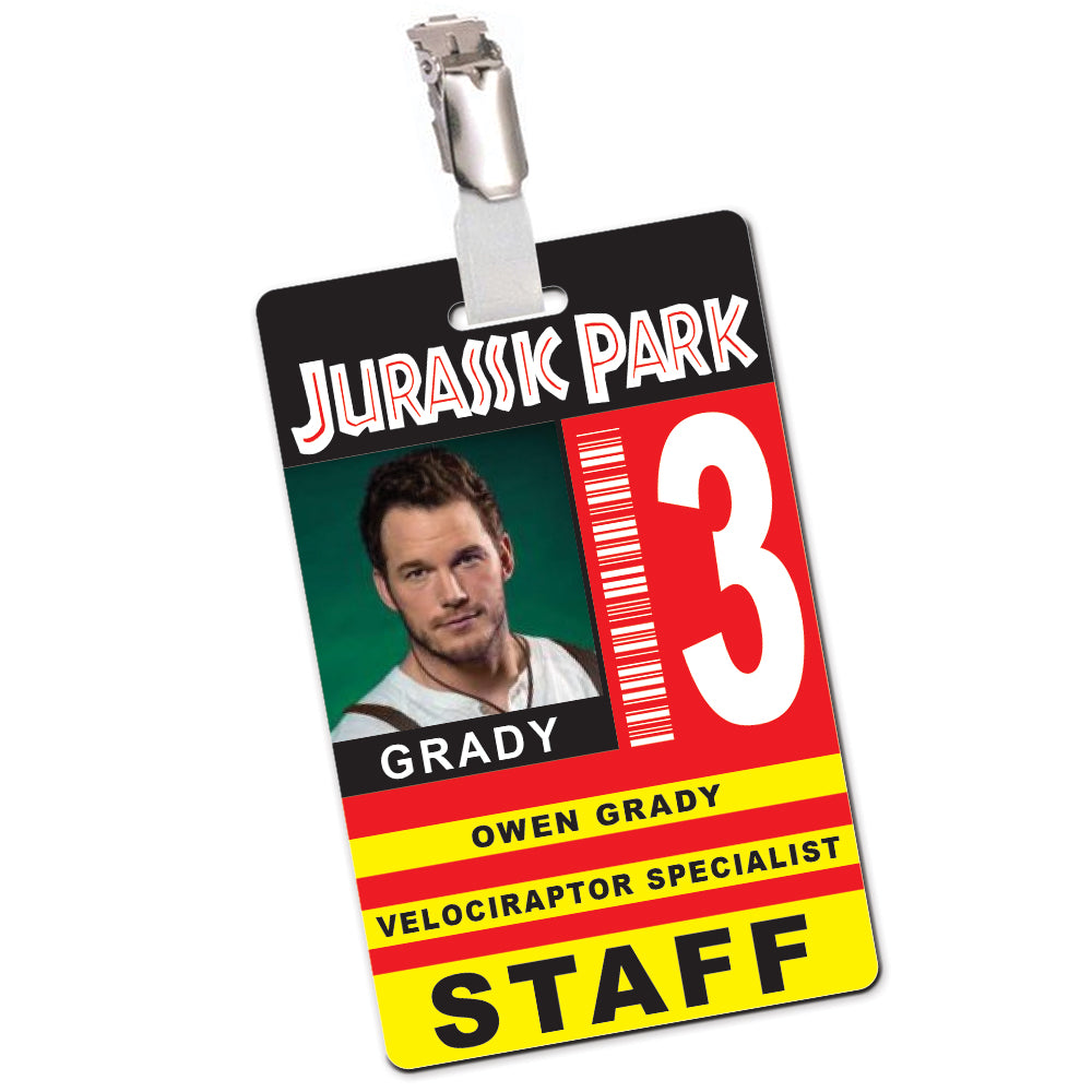 Jurassic Park Cosplay ID Card