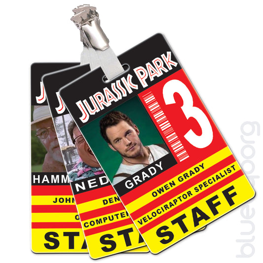 Jurassic Park Cosplay ID Card