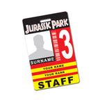 Jurassic Park Personalised Cosplay ID