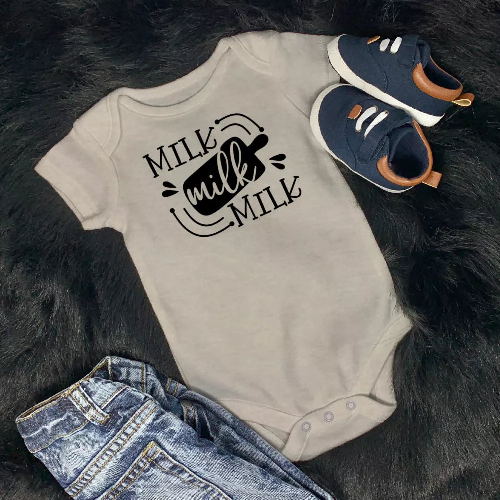 Milk, Milk, Milk Babygrow