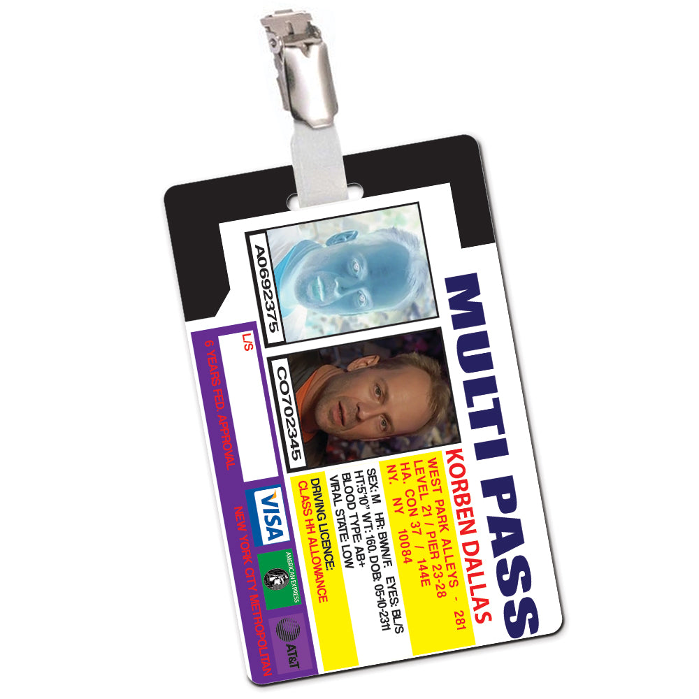Multipass Cosplay ID Card