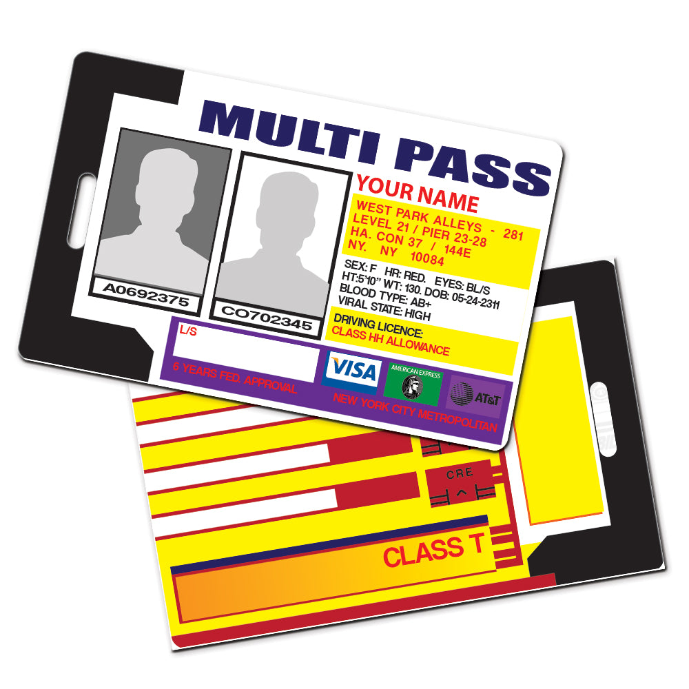 Multipass Personalised Cosplay ID