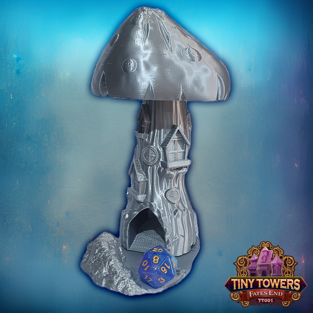 Mushroom Manor Tiny Dice Tower