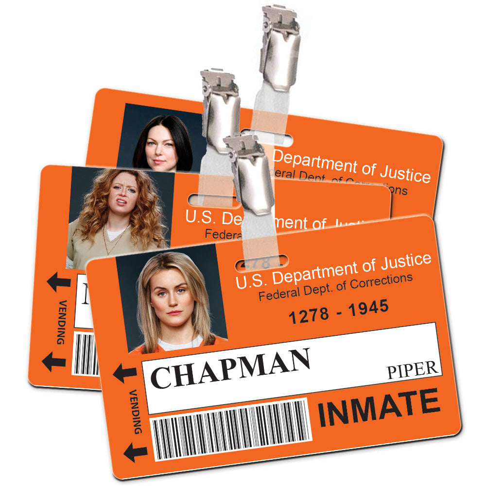 Orange is the New Black Inmate Cosplay ID Card