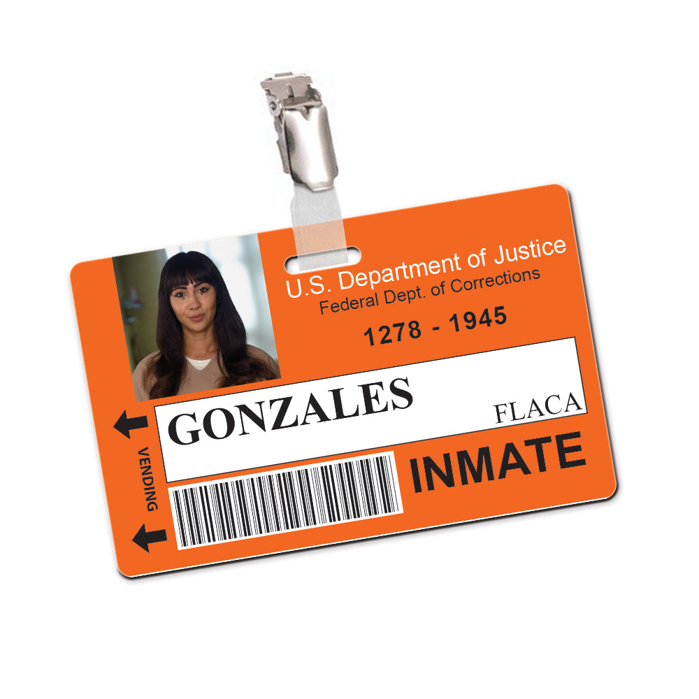 Orange is the New Black Inmate Cosplay ID Card