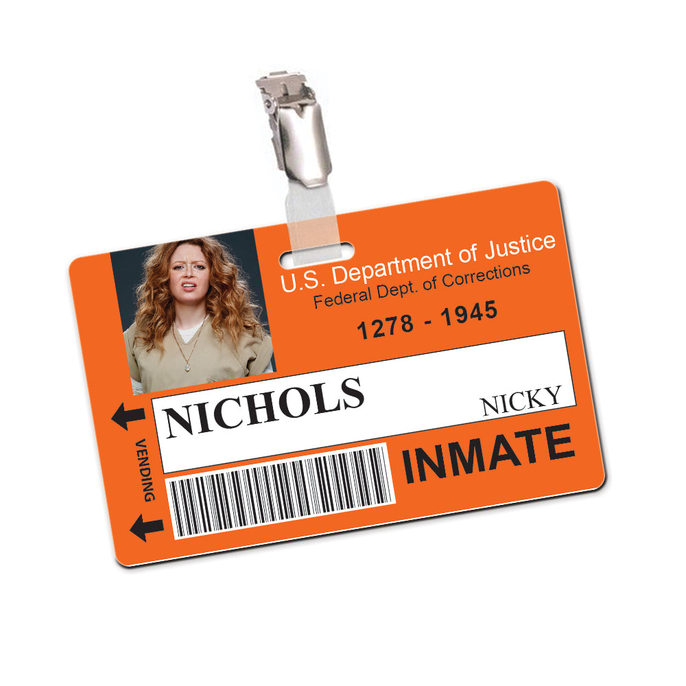 Orange is the New Black Inmate Cosplay ID Card