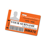 US Federal Inmate - OITNB Personalised Cosplay ID