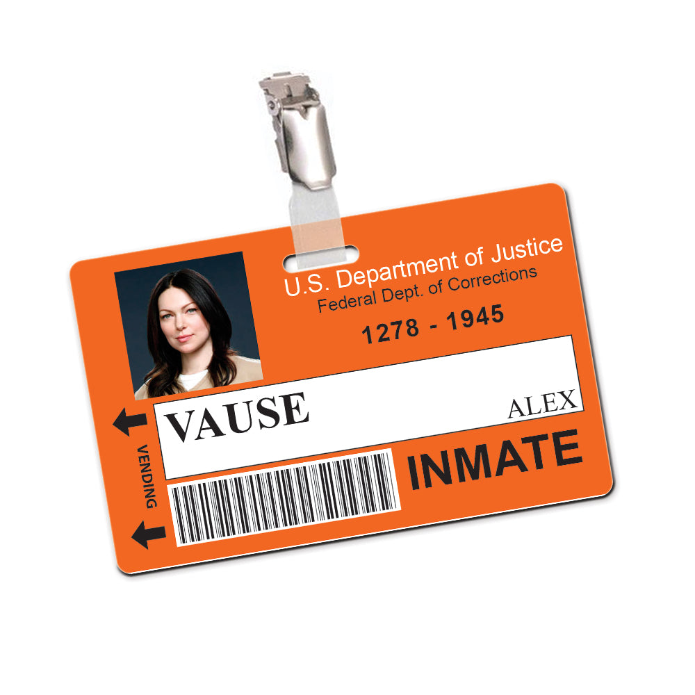 Orange is the New Black Inmate Cosplay ID Card