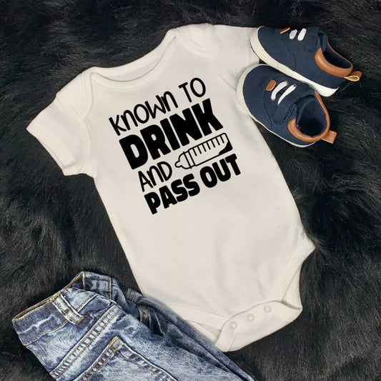 Drink And Pass Out Babygrow
