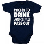 Drink And Pass Out Babygrow