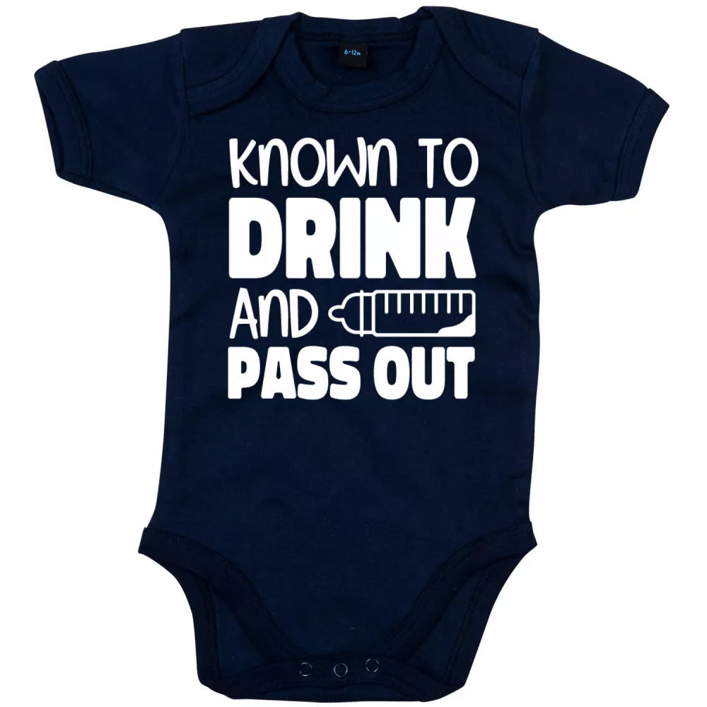 Drink And Pass Out Babygrow