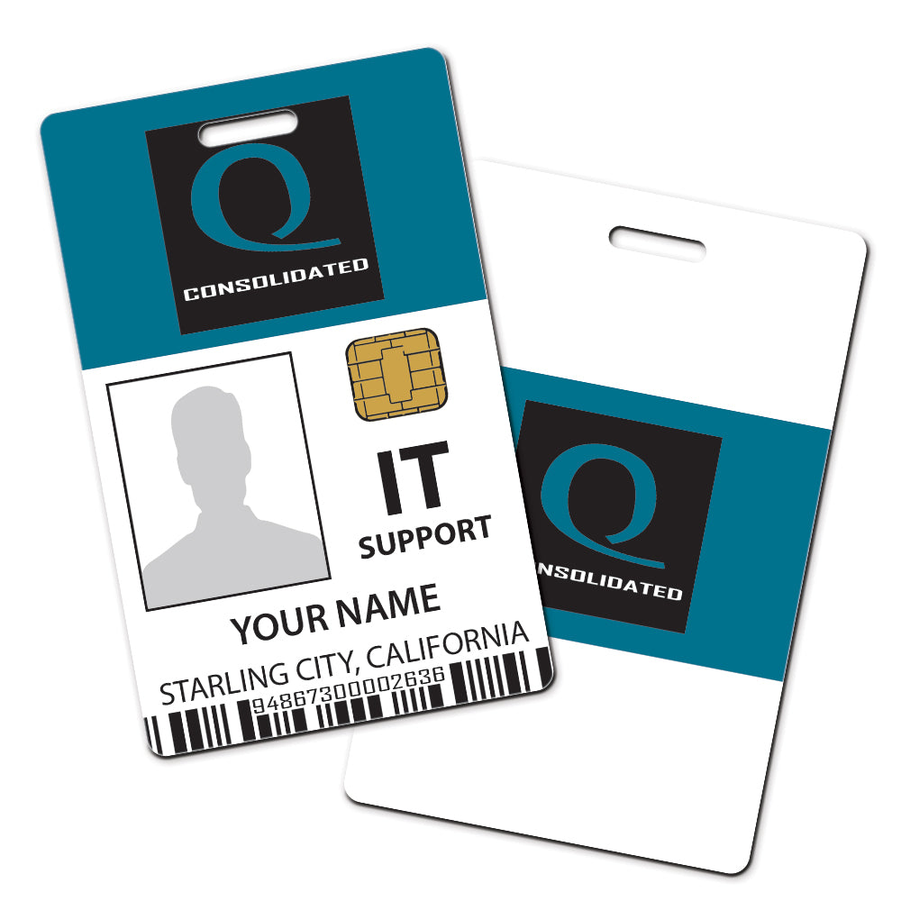 Queen Consolidated IT Support Personalised Cosplay ID