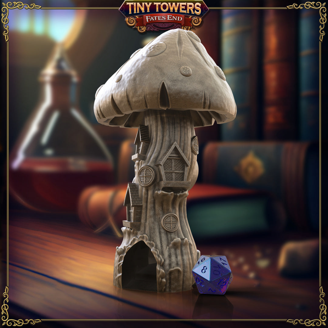 Mushroom Manor Tiny Dice Tower