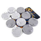 LegendGames 32mm cracked earth bases x10