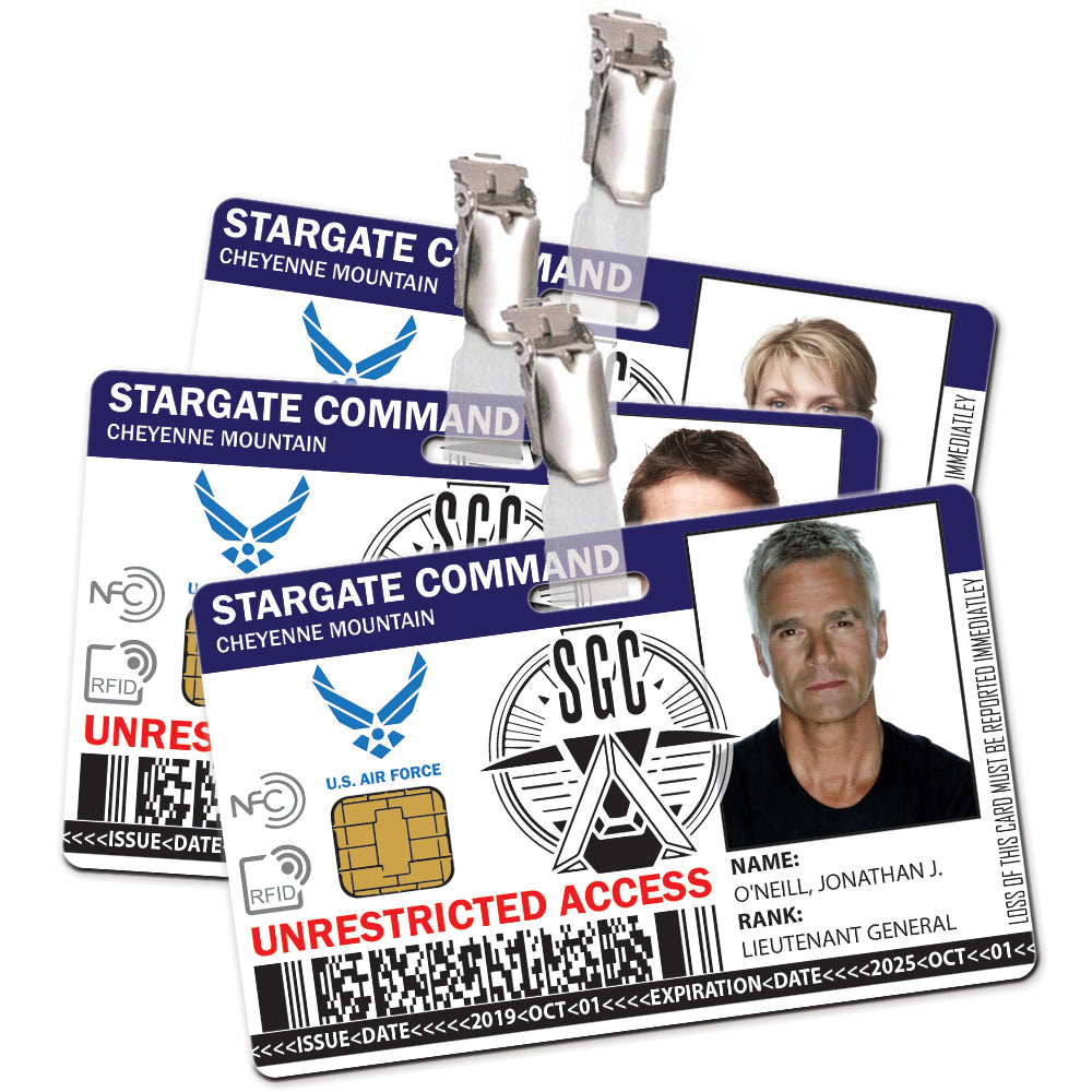 Stargate Command - Cheyenne Mountain Cosplay ID Card