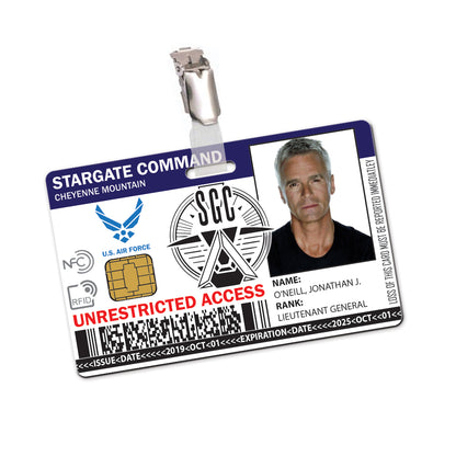 Stargate Command - Cheyenne Mountain Cosplay ID Card
