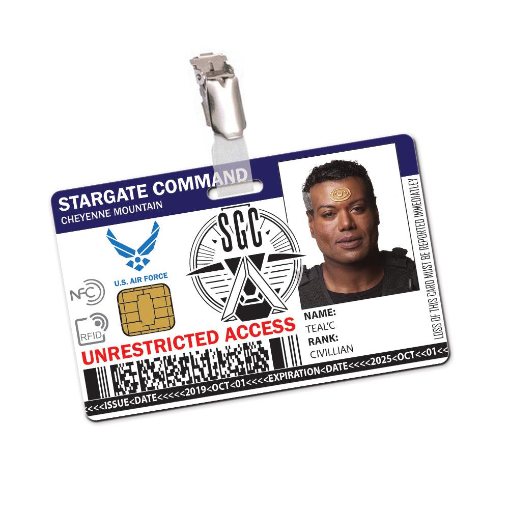 Stargate Command - Cheyenne Mountain Cosplay ID Card