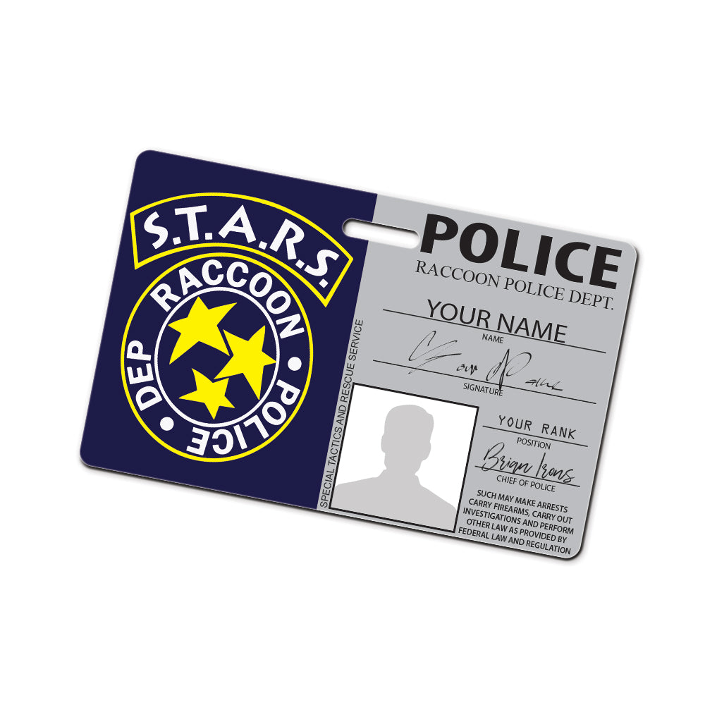 Raccoon City Police - STARS Personalised Cosplay ID