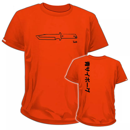 Blade Sketches - Tanto Knife T-Shirt