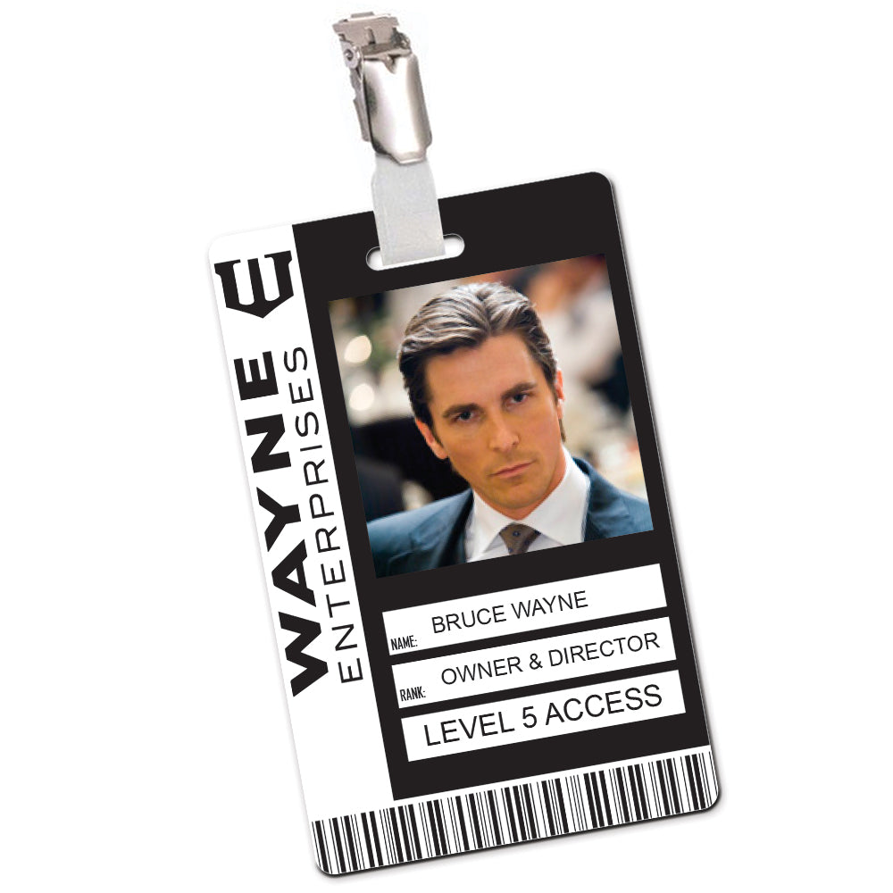 Wayne Industries Cosplay ID Card