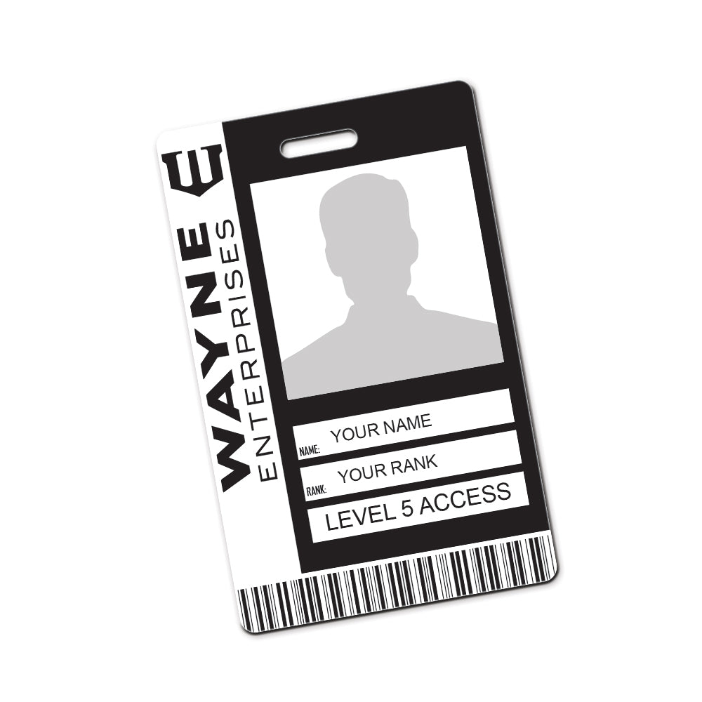 Wayne Industries Personalised Cosplay ID