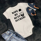 Wipe My Butt Sucker  Babygrow