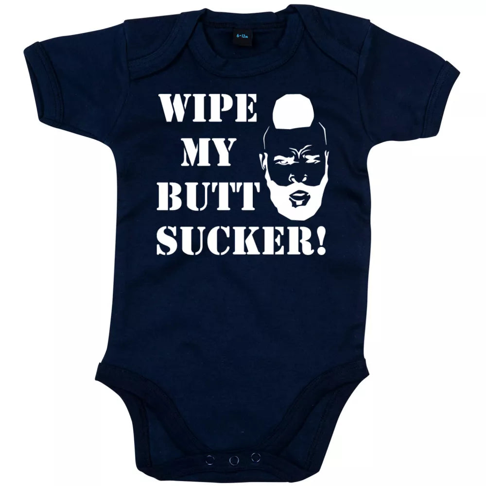 Wipe My Butt Sucker  Babygrow
